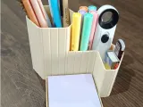 Organizador de escritorio con soporte para notas adhesivas (A)-0