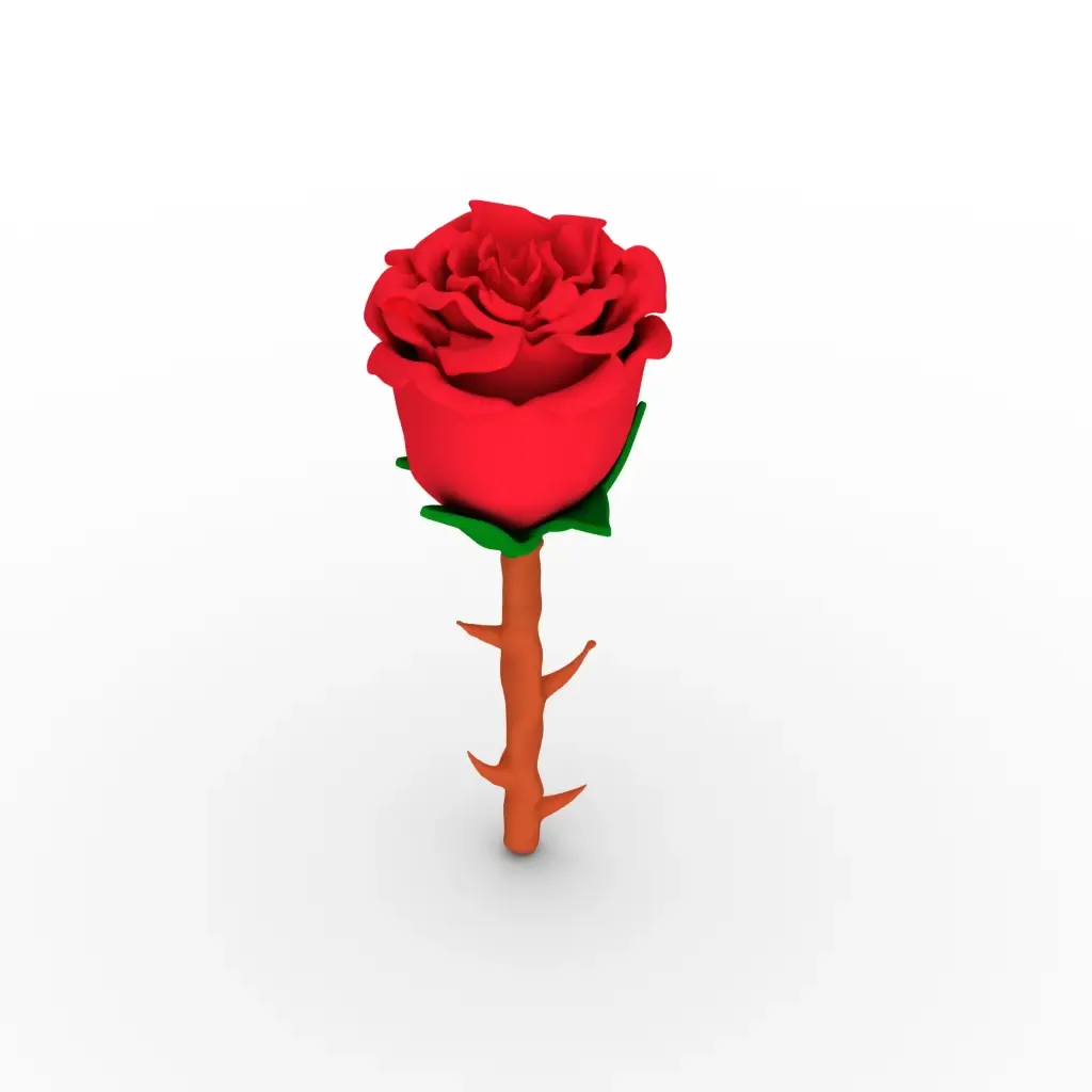 rose flower- for printing optimized design