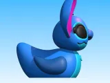 Stitch Duck 3D Model STL file Fanart-3