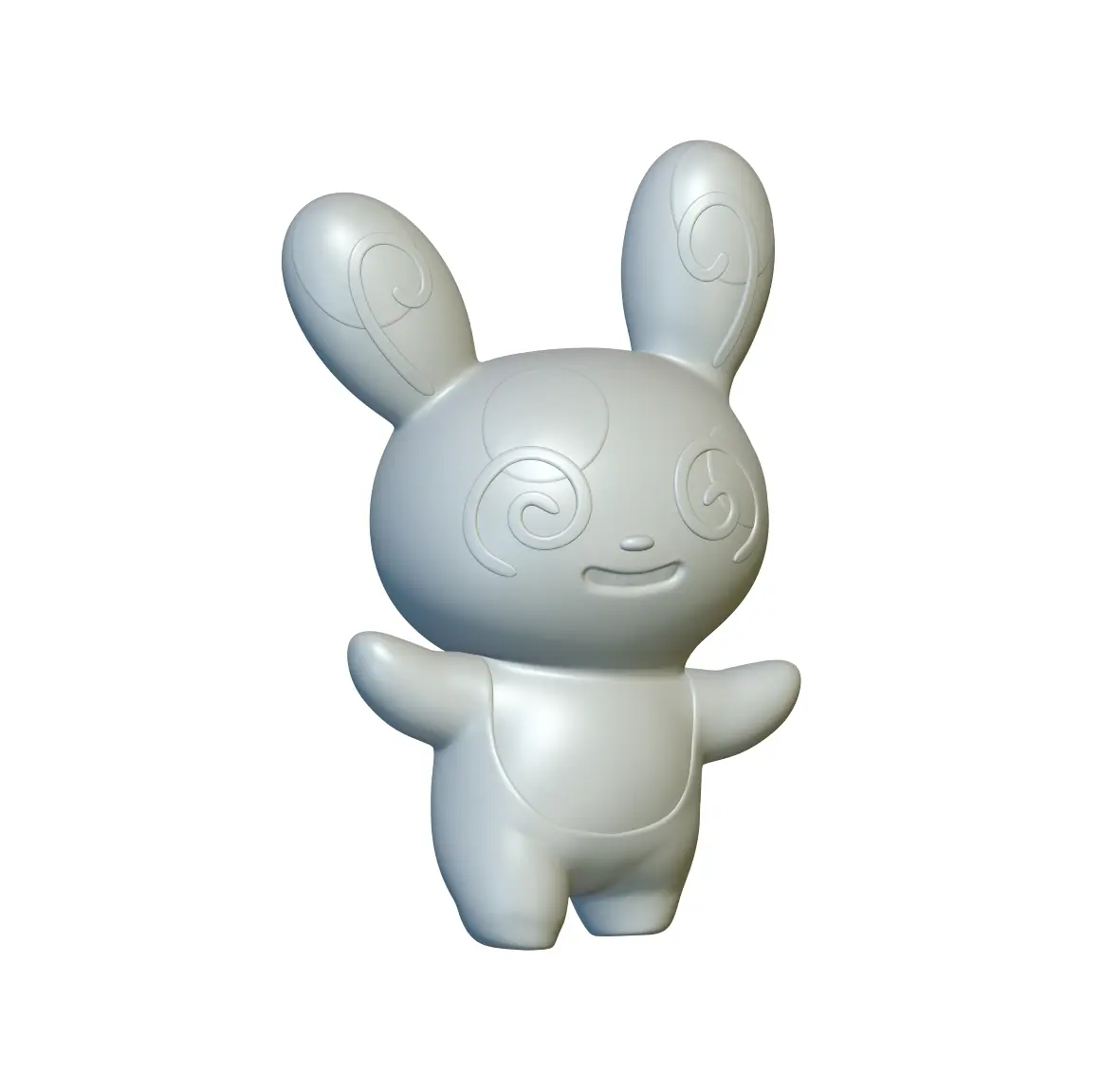 Pokemon Spinda #327 - ¡Listo para imprimir en 3D!