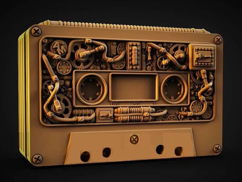Audio cassette box