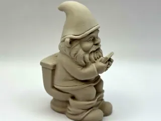 Toilet Garden Gnome