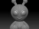 Knitted Alien-4