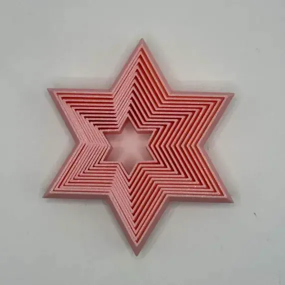 Fidget Sensory Fractal 6 Point Star Toy