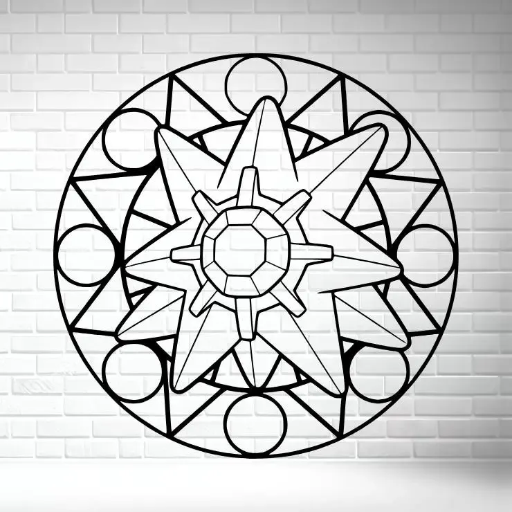⭐✨ “Starmie Cosmic Wall Art”