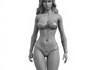 WONDER WOMAN IN COSTUME BIKINI