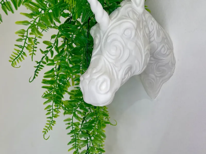EENHOORN WANDPLANTER (GEEN SUPPORTS/GEEN RAFTS)