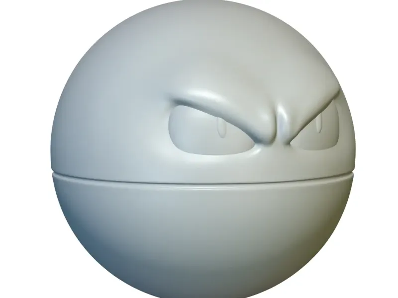 Pokemon Voltorb #100 - 3D Baskıya Hazır!
