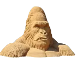 Gorilla Bust-2