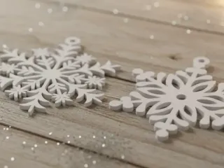 Christmas ornaments Snowflakes