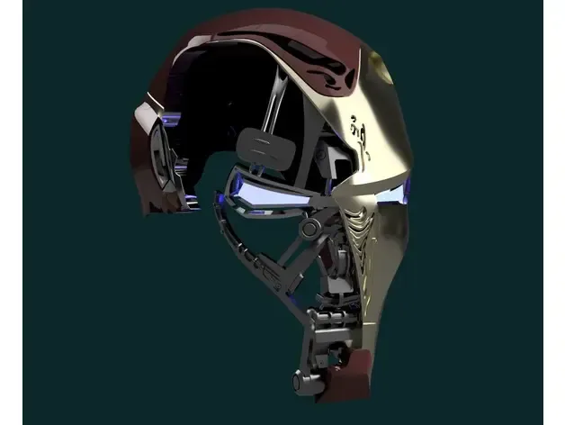 Iron Man Mark 50 Battle Damaged Helmet Endgame