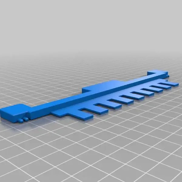 9 Wide Well Gel Comb