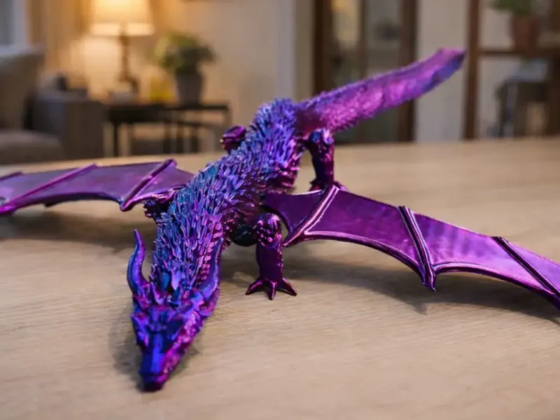 Longer Winged Articulated Nature Dragon