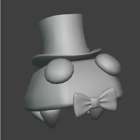 Pebble in a tophat