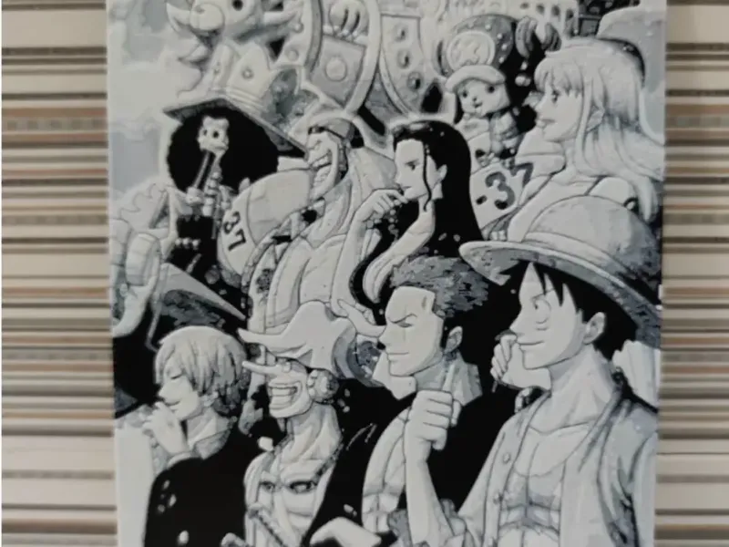 Personaggi di One Piece di Hueforg che guardano verso l'infinito