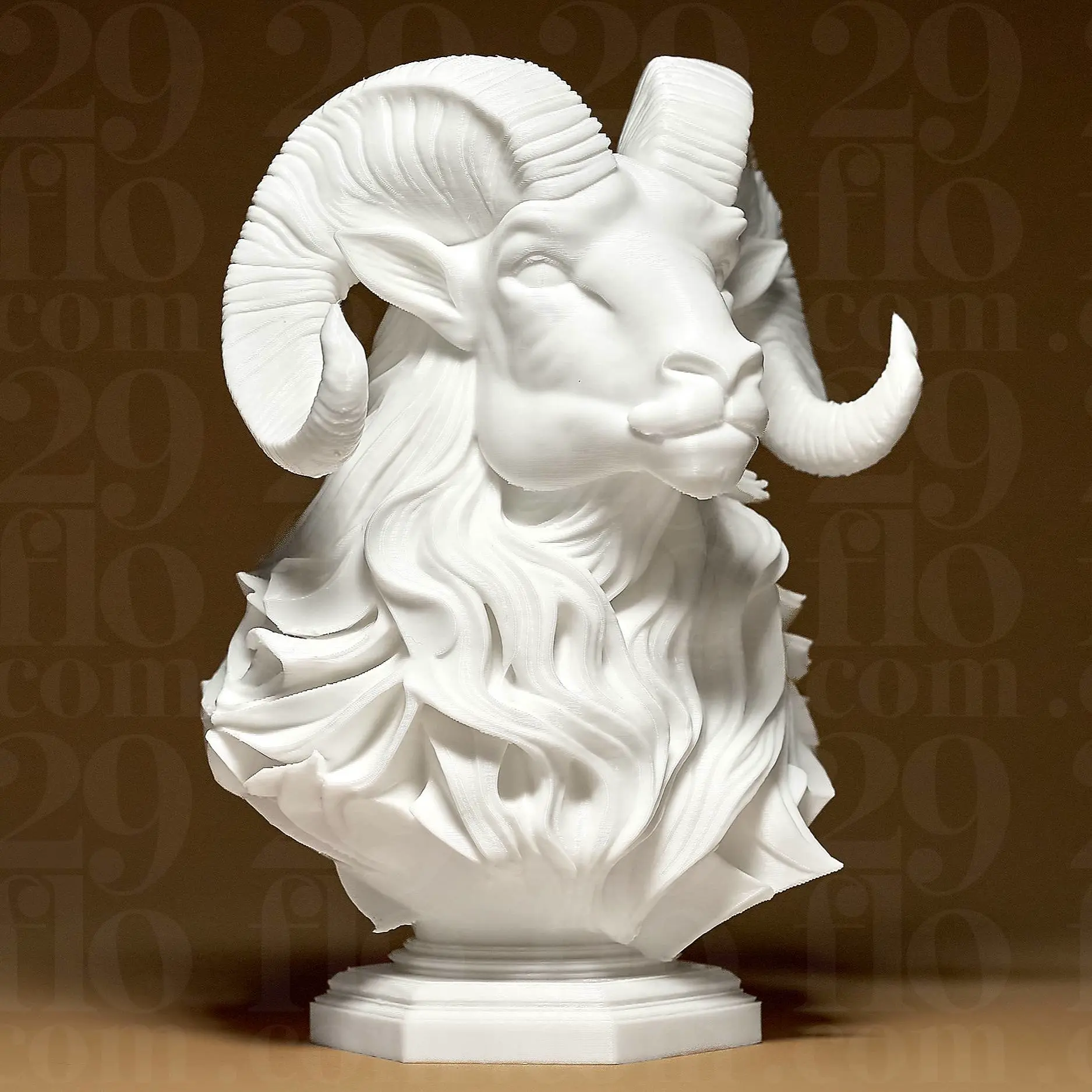 3D Printer Files | 3MF File | Elegant RAM Sculpture | Creality Cloud