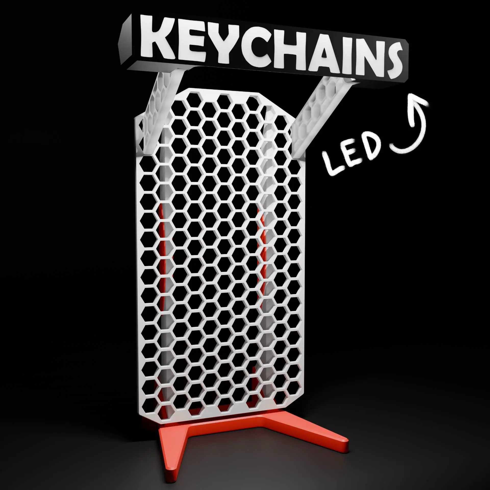 Keychains Hex Led Display for KYZ HSW Stand