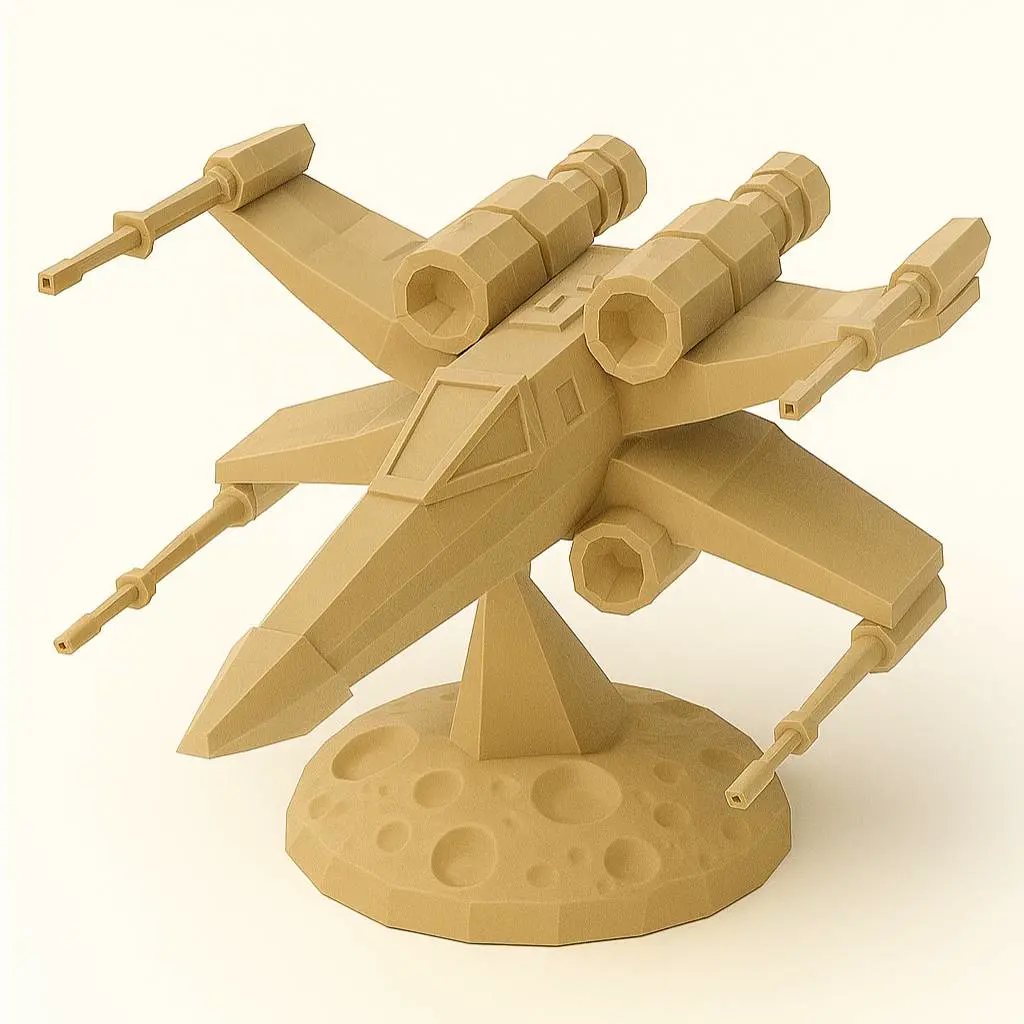 Star wars x wing low polly