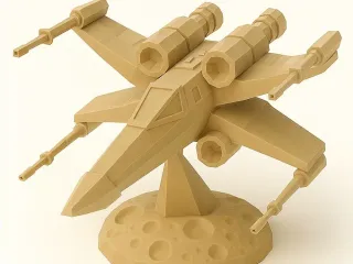 Star wars x wing low polly