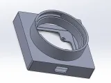 Creality K1 - Karbon ve Hepa filtre tutucu/montajı-1