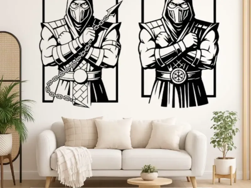 WallArt Mortal Kombat 001
