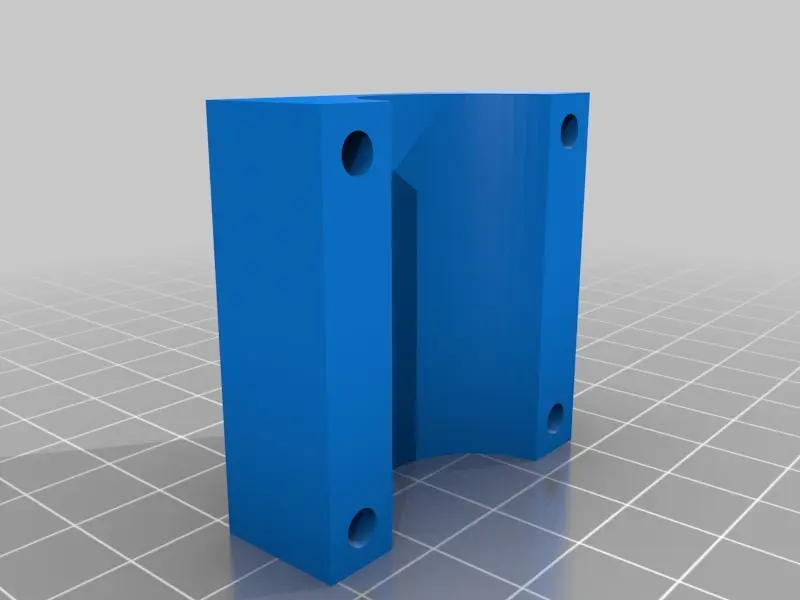 Mostly Printed CNC -Add On- Pipe Clamp 90