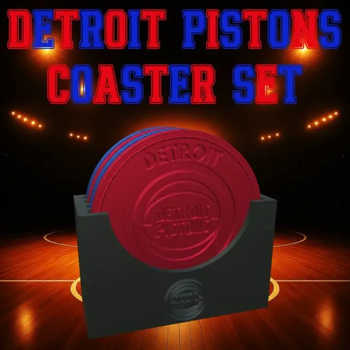 Detroit Pistons Coaster Set (NBA)