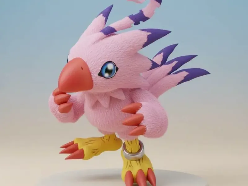 Piyomon Digimon Creature Model