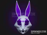 Neon White Game Violet Mask - Japanese Kitsune Cosplay-1