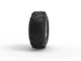 Front wheel from Mud dragster Version 4 Scale 1:25-2