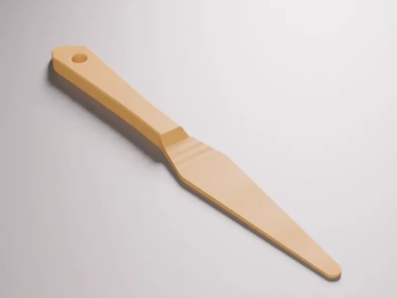 Palette knife spatula 01
