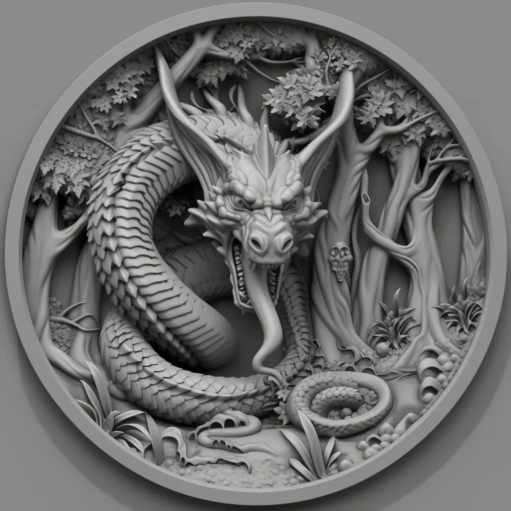 Dragon Lithophane