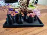 Rustic Mini-Vase Centerpiece (Handmade Look)-4