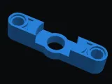 lego technic beam with 1/4” 20 screw hole for webcam mount-1