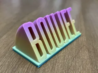 BOUJEE Desk Palque