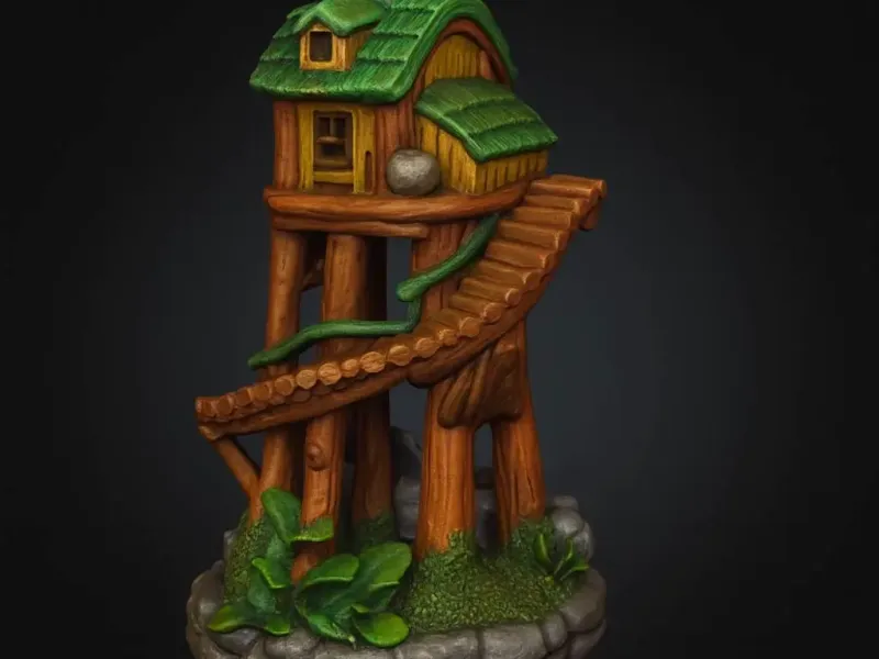 Woodland Retreat for Pet Tank Decor