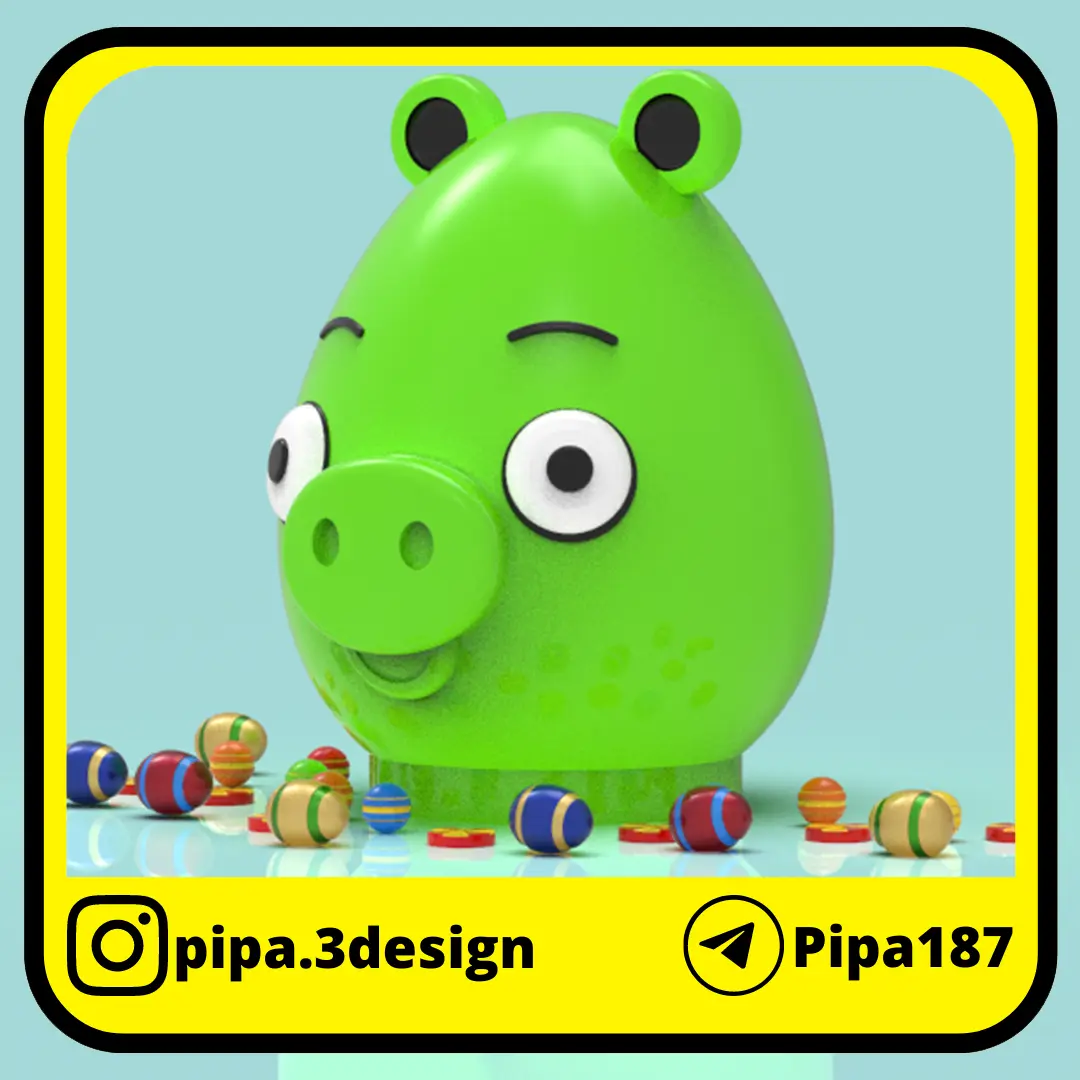 Angry Birds piggy bank or easter egg