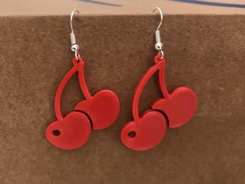 Earrings pendant Cherry cereza
