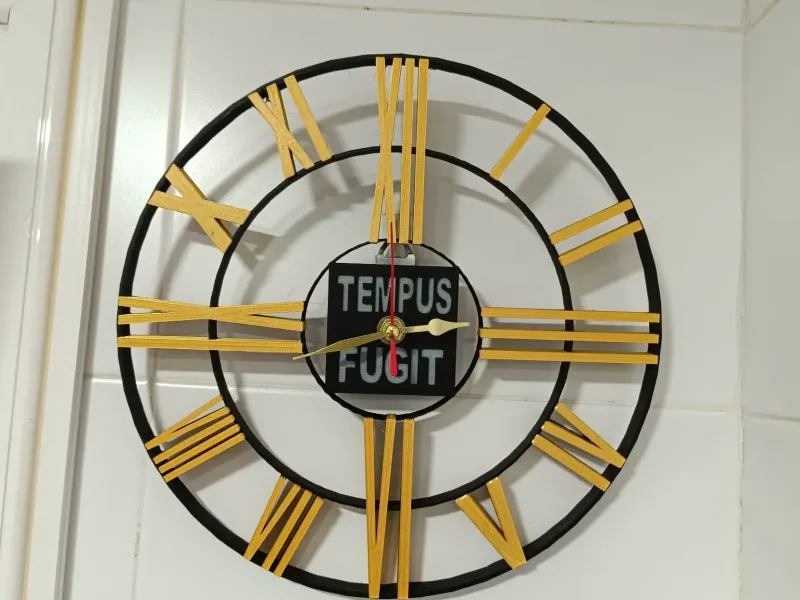 Tempus-Fugit wall clock.