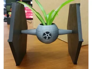 Star Wars Tie Fighter Planter