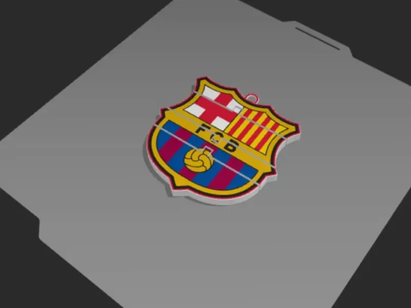 barça keychain