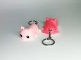 Cute Flexi Pets Pig (Keychain & Magnet)-4