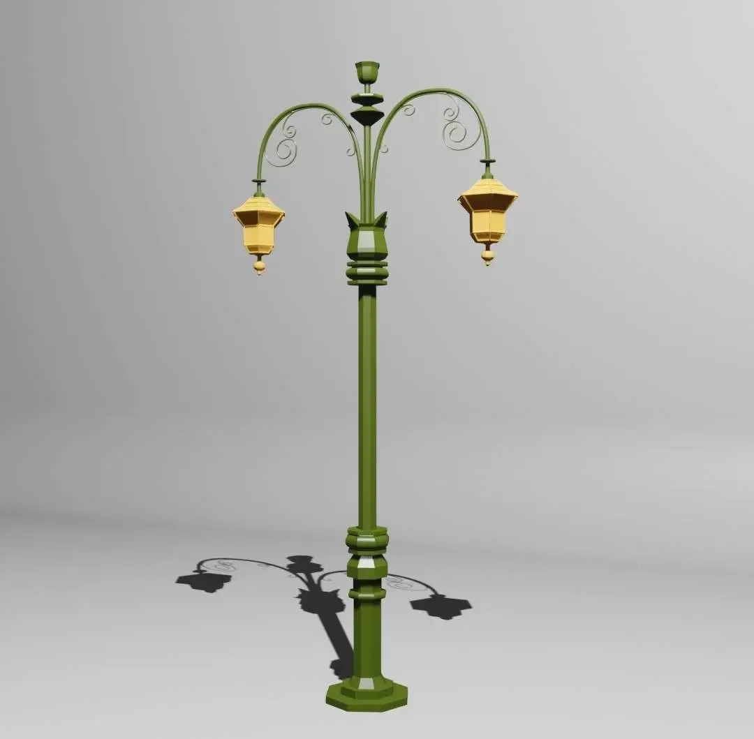 Street/Park Lamp miniature 1/12 scale