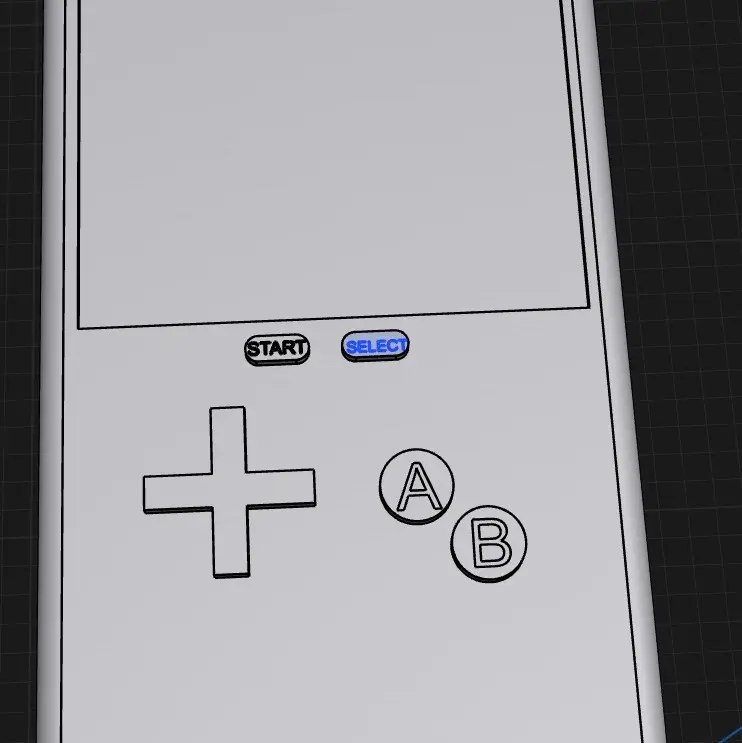 Game boy inspired shelf decor