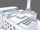 Stylized Industrial Building Low Poly Miniature Architecture-7