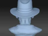 Old Man Bronze Buste ❤️-3