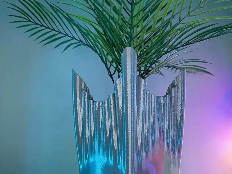 VASO DE TECIDO FLUTUANTE / SUPORTE DE EXPOSIÇÃO / LUMINÁRIA