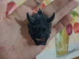 鬼のマスクキーチェーン - 侍-1