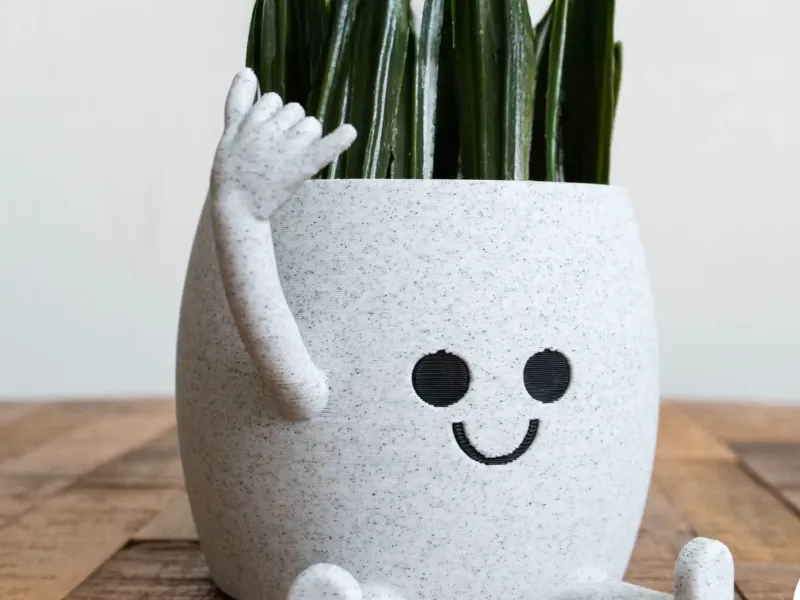 Happy Sitting Pot Surf Hand