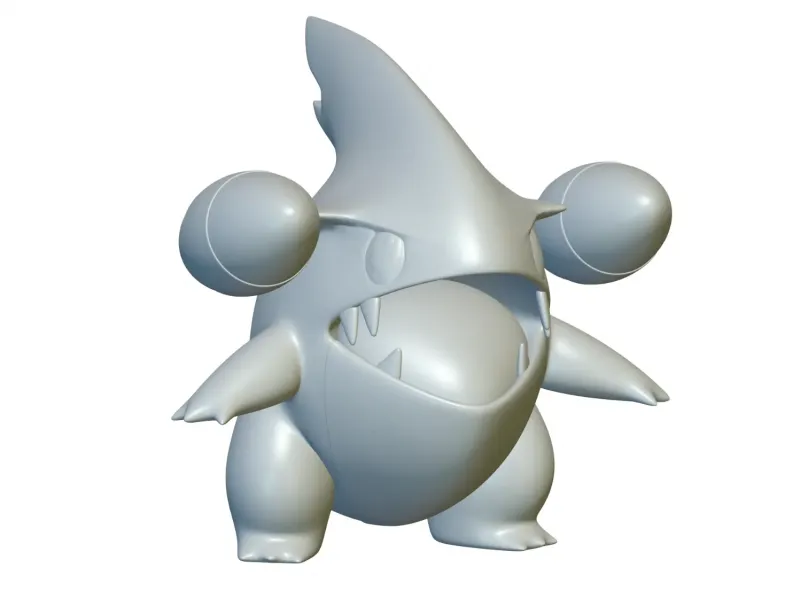 Pokemon Gible #443 - Готов к 3D-печати!